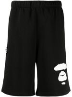 AAPE BY *A BATHING APE® short sarouel à patch logo - Noir - thumbnail