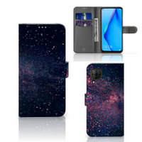 Huawei P40 Lite Book Case Stars - thumbnail