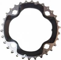 Shimano kettingblad SLX M672 30T-AN 10S 96 mm zwart/zilver