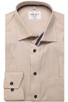 Marvelis Modern Fit Overhemd beige, Faux-uni - thumbnail