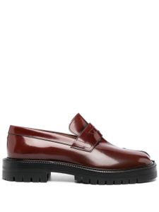 Maison Margiela mocassins Tabi en cuir - Rouge