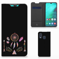 Samsung Galaxy A40 Magnet Case Boho Dreamcatcher - thumbnail