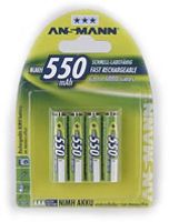 Ansmann maxE HR03 Oplaadbare AAA batterij (potlood) NiMH 550 mAh 1.2 V 4 stuk(s)