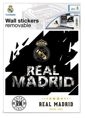 Real Madrid muursticker logo premium 8 stickers Real Madrid muursticker logo premium 8 stickers