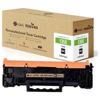 G&G Toner vervangt HP 135X Compatibel Zwart 2400 bladzijden Reborn remanufactured 21256 - thumbnail