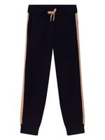 Chloé Kids pantalon de jogging à rayures latérales - Bleu