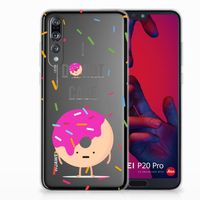 Huawei P20 Pro Siliconen Case Donut Roze