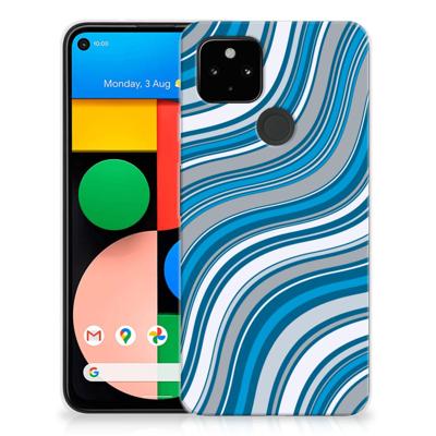 Google Pixel 4a 5G TPU bumper Waves Blue