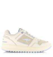 Kangaroos KangaROOS x Gramps | Hot Shot Lo Beige Leer Lage sneakers Unisex