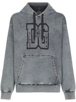 Dolce & Gabbana hoodie à logo imprimé - Gris