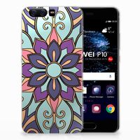 Huawei P10 TPU Case Purple Flower