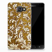 Siliconen Hoesje Samsung Galaxy A3 2016 Barok Goud