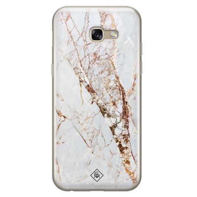 Samsung Galaxy A5 2017 siliconen hoesje - Marmer goud