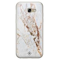 Samsung Galaxy A5 2017 siliconen hoesje - Marmer goud