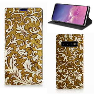 Telefoon Hoesje Samsung Galaxy S10 Barok Goud