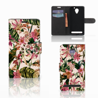 Lenovo C2 Power Hoesje Flowers