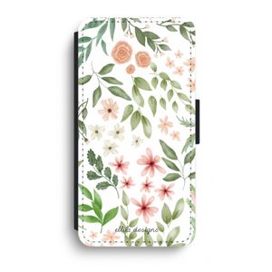 Botanical sweet flower heaven: iPhone XR Flip Hoesje