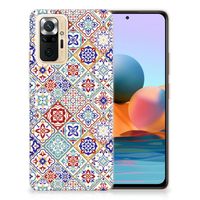 Xiaomi Redmi Note 10 Pro TPU Siliconen Hoesje Tiles Color