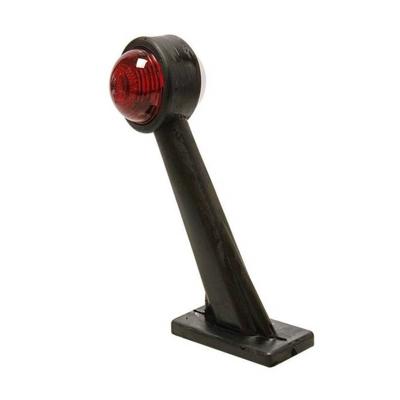 Benson Breedtelamp Rubber Schuine Positie Lamp 45 Graden Rood - Wit Benson Breedtelamp Rubber Schuine Positie Lamp 45 Graden Rood - Wit