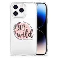 iPhone 14 Pro Stevig Bumper Hoesje Boho Stay Wild - thumbnail