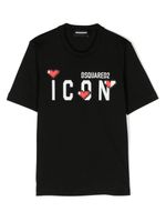 DSQUARED2 KIDS t-shirt à imprimé Icon - Noir - thumbnail