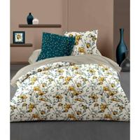 Lovely Home Dekbedovertrek 220x240 Cm + 2 Kussenslopen 65x65 Cm - 100% Katoen San Remo - Crème