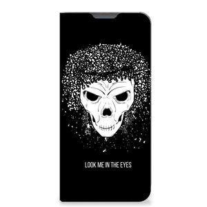 Mobiel BookCase Motorola Moto E32 | Moto E32s Skull Hair