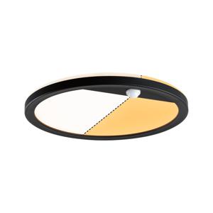 Paulmann 94708 Lamina PIR 2200K rd. schwarz LED-plafondlamp LED 14 W Zwart