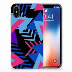 Apple iPhone X | Xs TPU Hoesje Funky Triangle