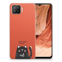 OPPO A73 4G Telefoonhoesje met Naam Cat Good Day