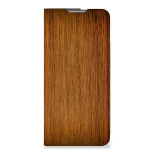 OPPO Find X5 Pro Book Wallet Case Donker Hout