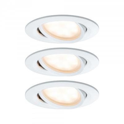 Paulmann Coin TuneWhite 93938 LED-inbouwlamp Set van 3 stuks 16.5 W Warm-wit, Neutraal wit, Daglicht-wit Paulmann Coin TuneWhite 93938 LED-inbouwlamp Set van 3 stuks 16.5 W Warm-wit, Neutraal wit, Daglicht-wit