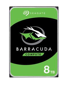 Seagate Barracuda ST8000DM004 interne harde schijf 8 TB 5400 RPM 256 MB 3.5" SATA III