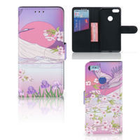 Motorola Moto E6 Play Telefoonhoesje met Pasjes Bird Flying