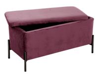 Leitmotiv Snog XL bankje (Kleur: donkerpaars)