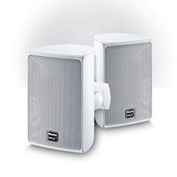 Magnat Symbol X 130, boekenplankluidsprekers voor binnen en buiten, compacte luidsprekers voor professioneel en semi-professioneel geluid, spatwaterdicht, 1 paar, wit