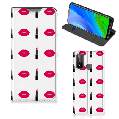 Huawei P Smart (2020) Hoesje met Magneet Lipstick Kiss