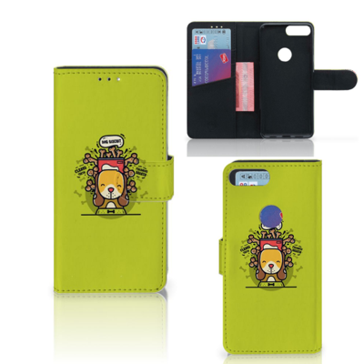 Alcatel 1S (2019) Leuk Hoesje Doggy Biscuit