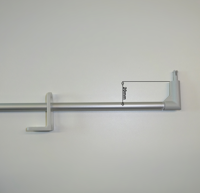 Duco bedieningstang B=20 1000mm Alu F1 (zilver/grijs)