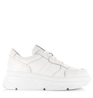 POELMAN Poelman - LPJANA-08POE Sneaker white Wit Leer Lage sneakers Dames