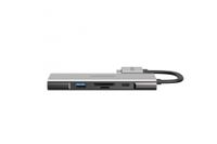 Sitecom CN-411 laptop dock & poortreplicator Bedraad USB 3.2 Gen 1 (3.1 Gen 1) Type-C Zilver - thumbnail