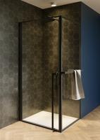 Riho Lucid GD201 douchecabine 80x90cm mat zwart