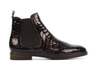 Mace Dames Enkellaarsjes in Lak (Bruin)