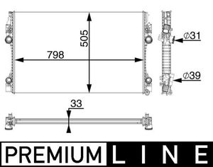 Radiateur CR1163000P