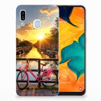 Samsung Galaxy A30 Siliconen Back Cover Amsterdamse Grachten