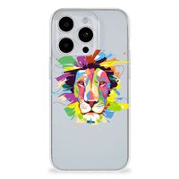 iPhone 15 Pro Max Telefoonhoesje met Naam Lion Color