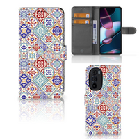 Motorola Edge 30 Pro Bookcase Tiles Color