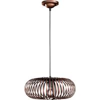 Led Hanglamp - Hangverlichting - Trion Johy - E27 Fitting - Rond - Antiek Koper - Aluminium