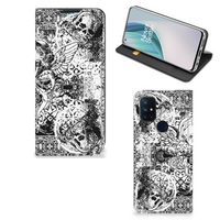 Mobiel BookCase OnePlus Nord N10 5G Skulls Angel - thumbnail