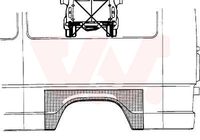 Zijwand VAN WEZEL, Inbouwplaats: Links achter: , u.a. fÃ¼r Mercedes-Benz